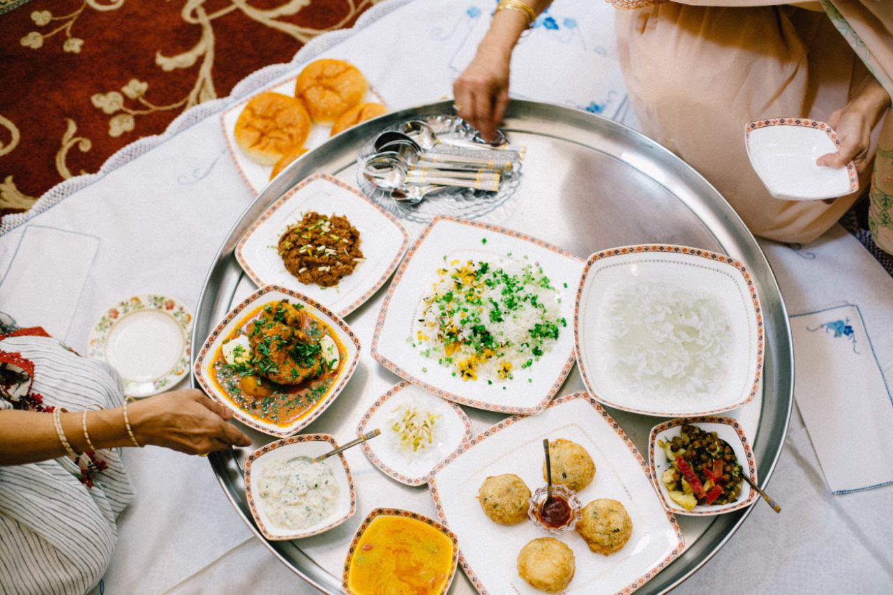 Traditional Indian Thali