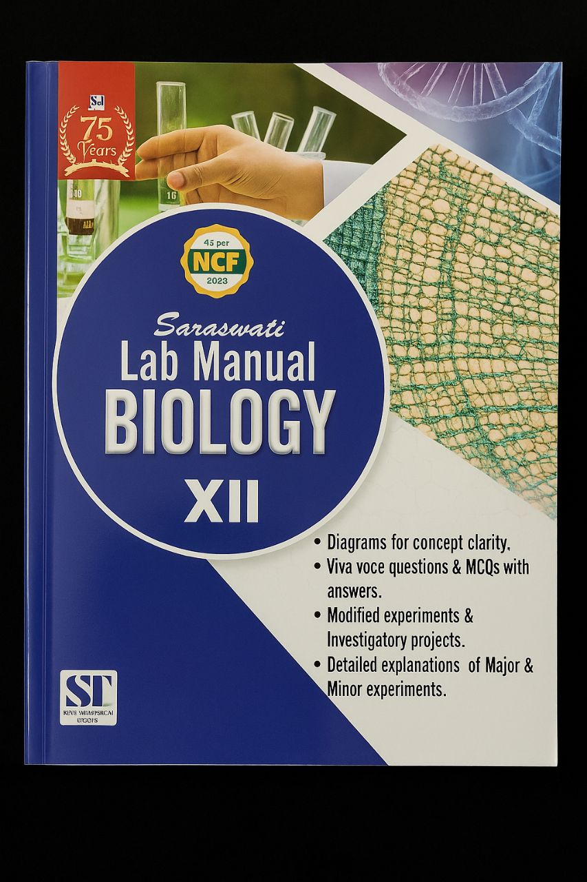 Saraswati CBSE Lab Manual Biology Class 12 | 9789355577962