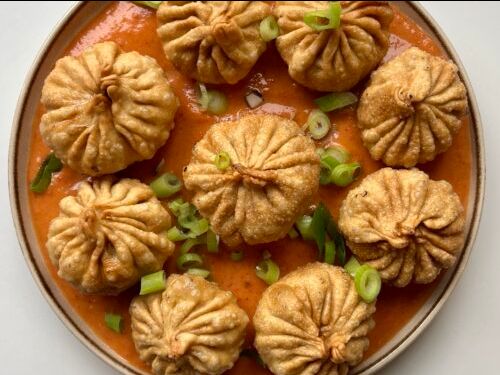 Veg Momos Fried Full view 4