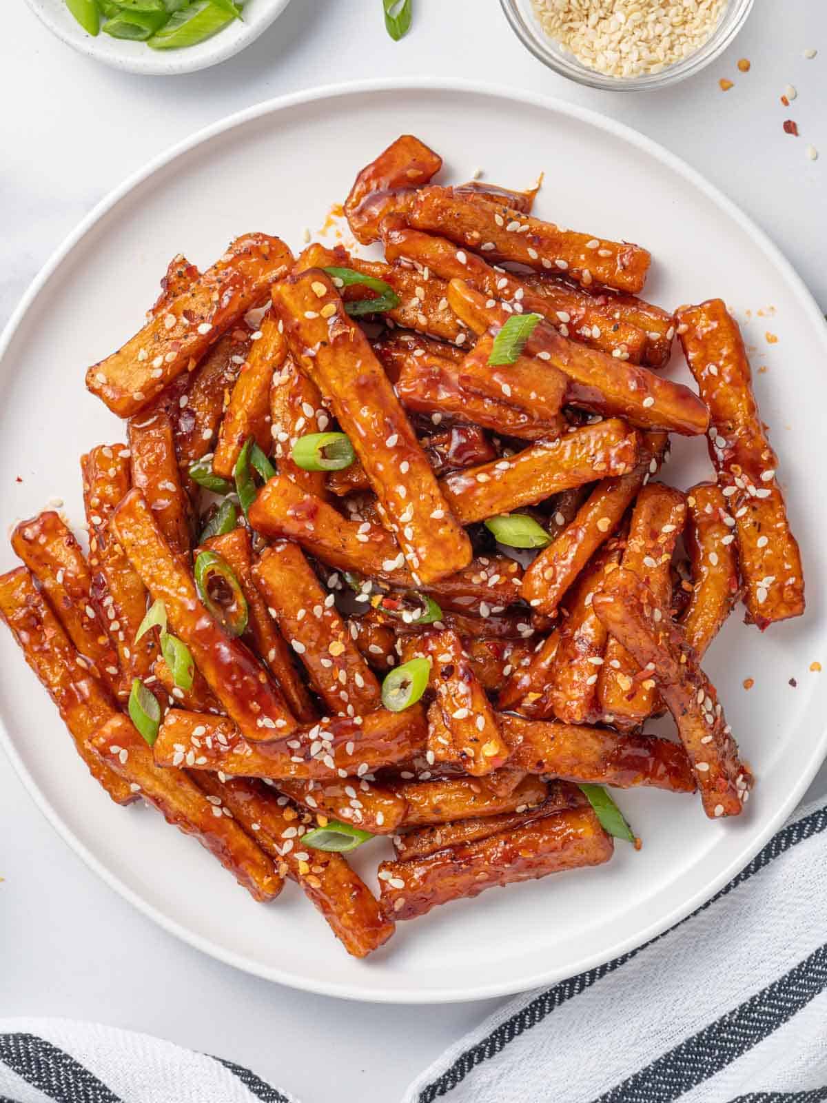 Honey Chilli Potato Full view 3