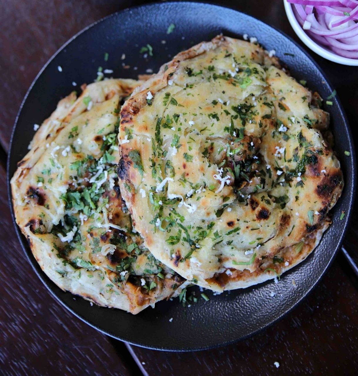 Chur Chur Naan (2pcs)+ Paneer Sabji