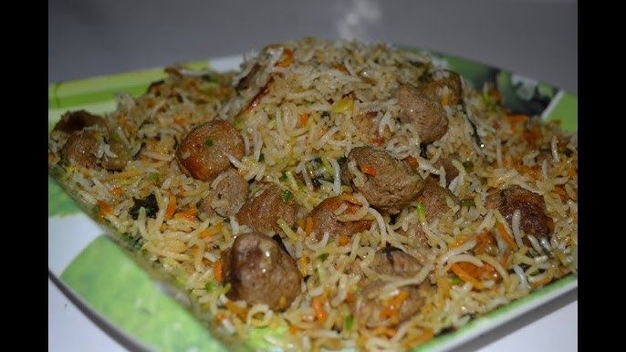 Soyabean Dum Biryani Full