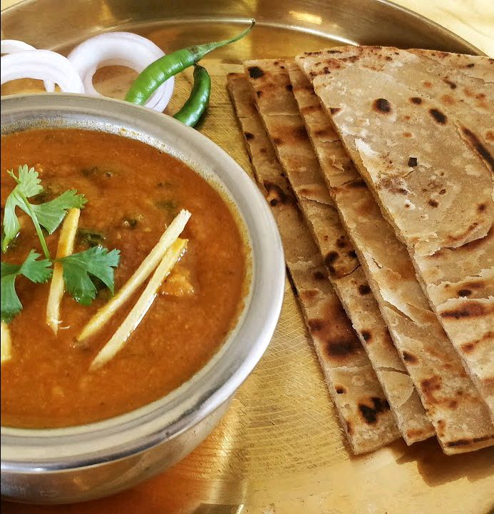 Rajma With Lachha Paratha