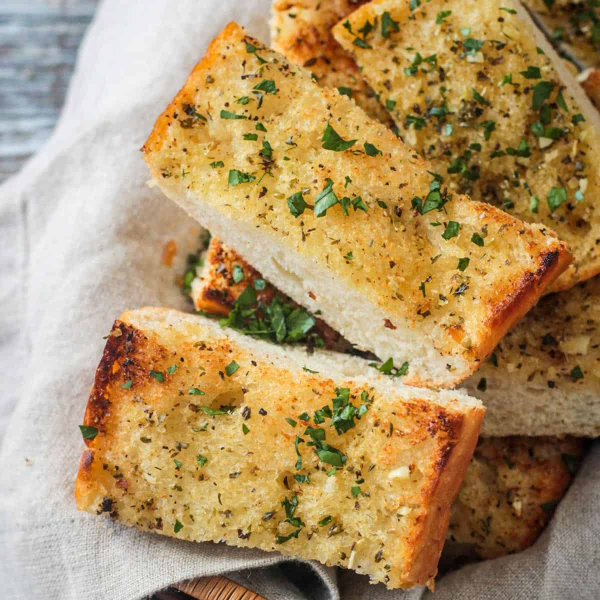 Veggie Garlic Bread