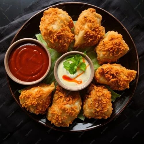 Kurkure Veg Momos (5 Pcs)