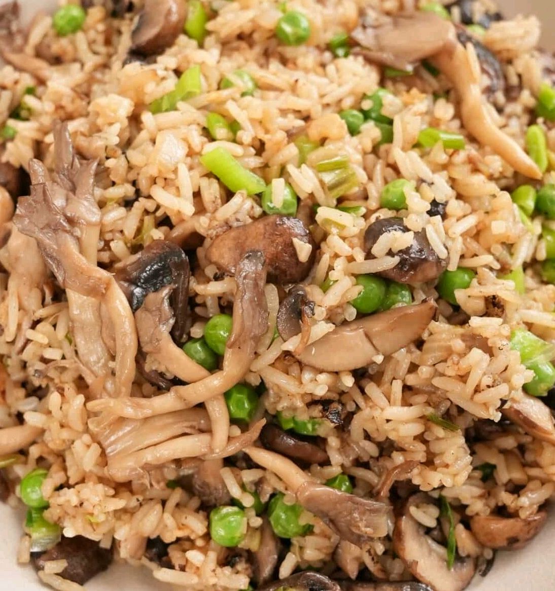 Mushroom Fried Rice Half