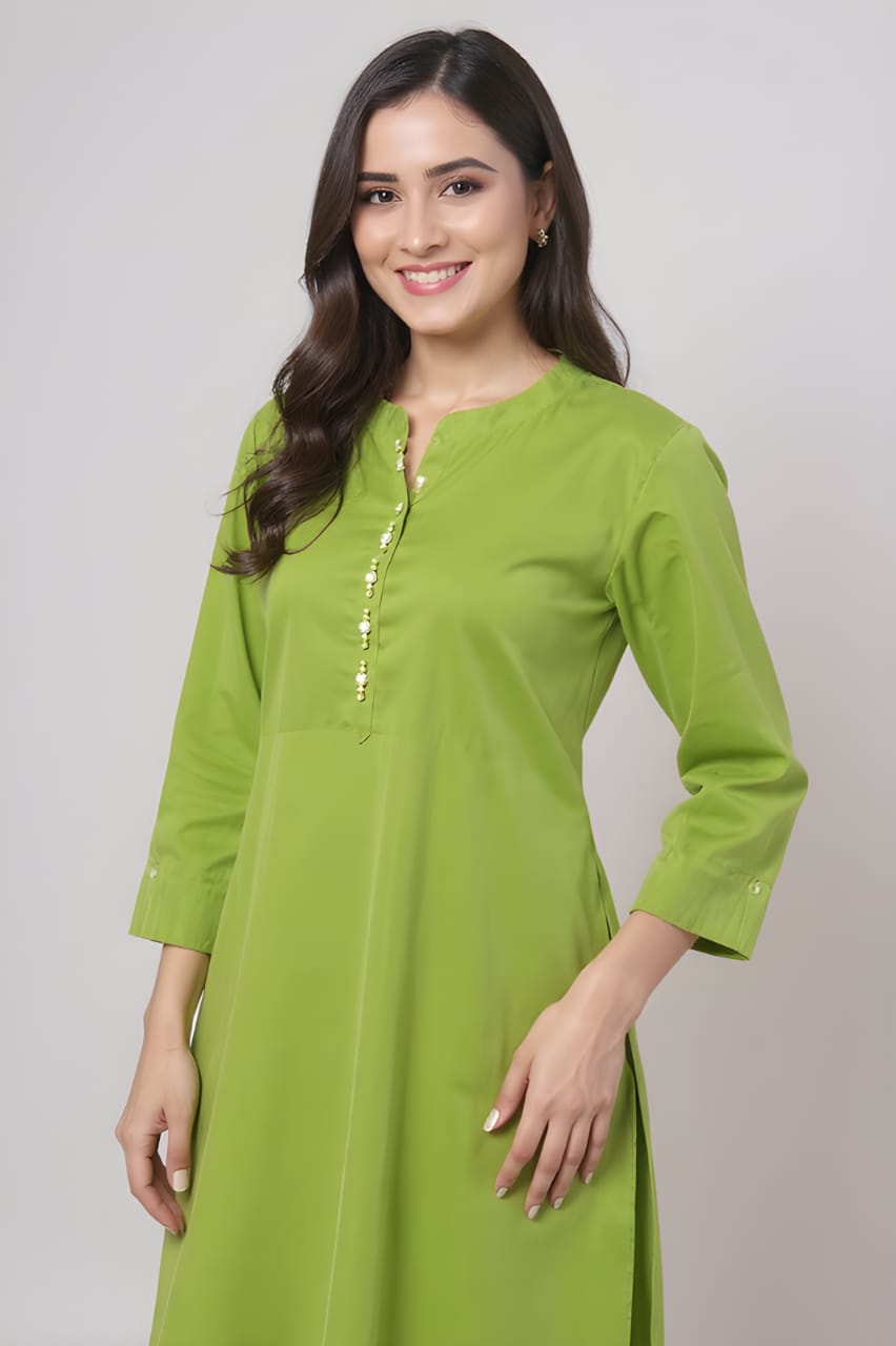 Vibrant Green Kurti