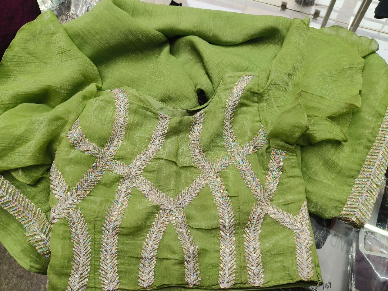 Embroidered Saree