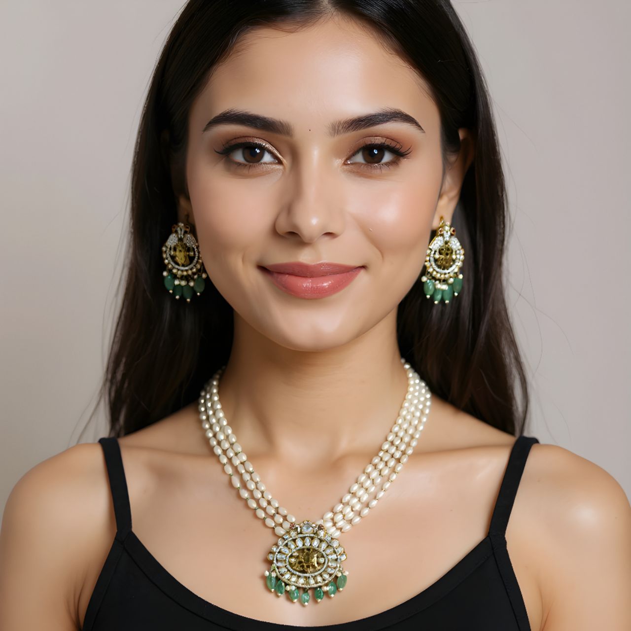 Devangna Kundan Necklace Sett