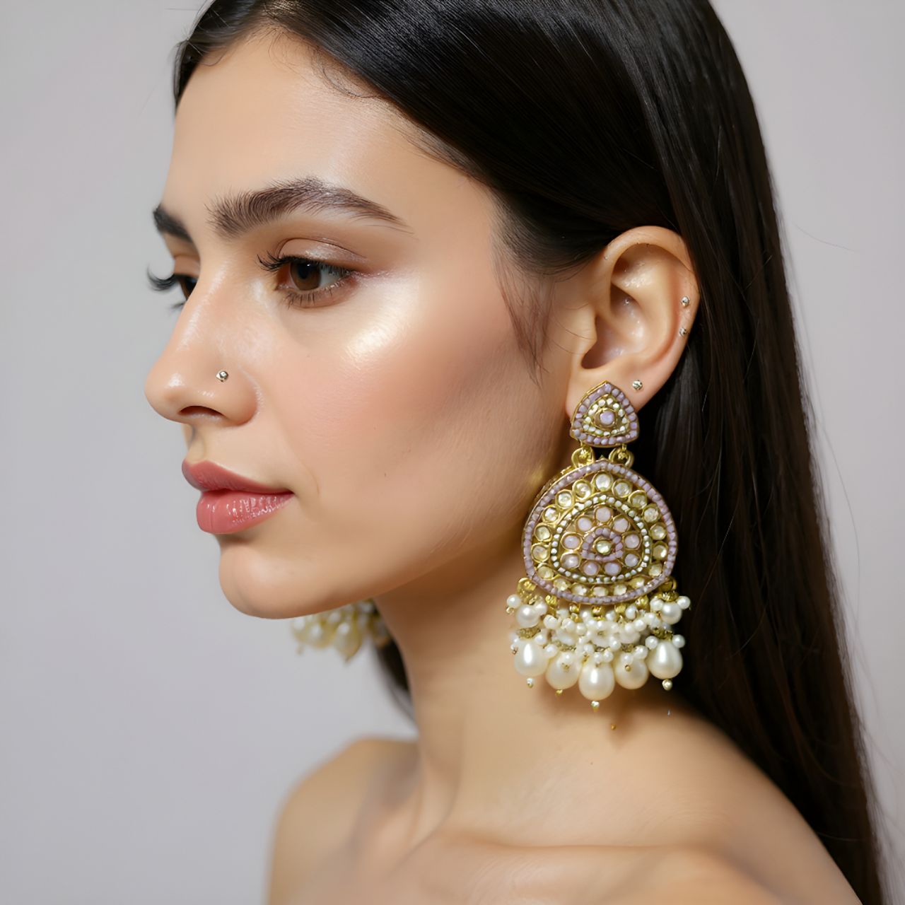 Elegant Pearl Drop Earrings