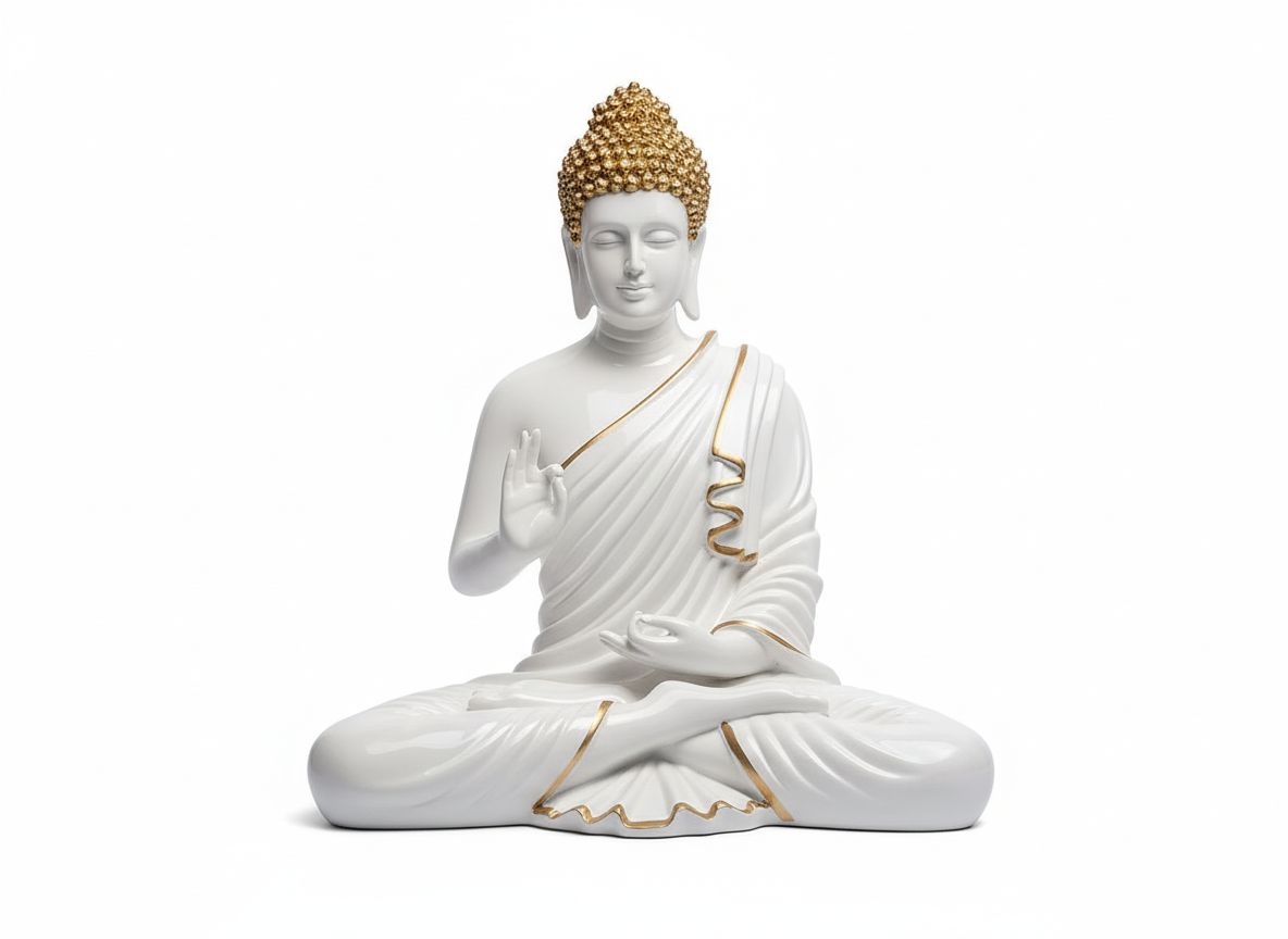Buddha Sitting 15" view 2