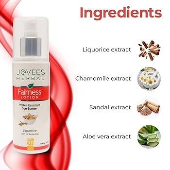 Jovees Sunscreen Fairness SPF 25 Lotion For Oily & Sensitive Skin - 200 ml view 3