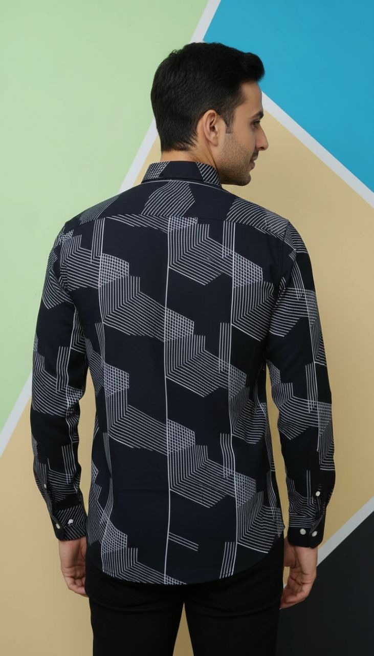 Geometric Pattern Shirt
