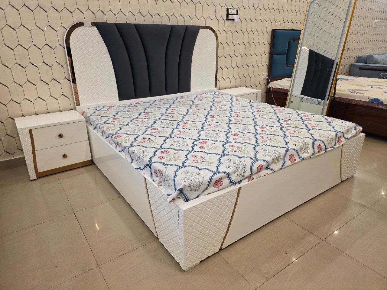 The "Athena" Modern Bed Set view 2