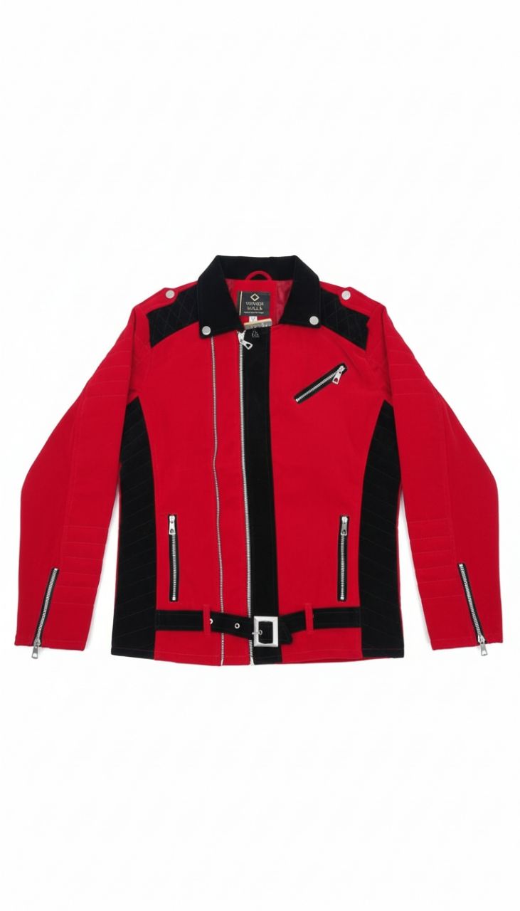 Red Biker Jacket