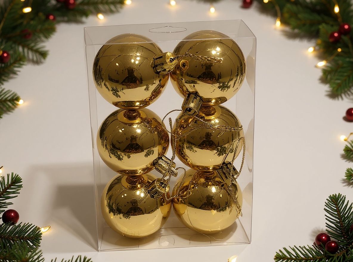Gold Christmas Decore 4"6"