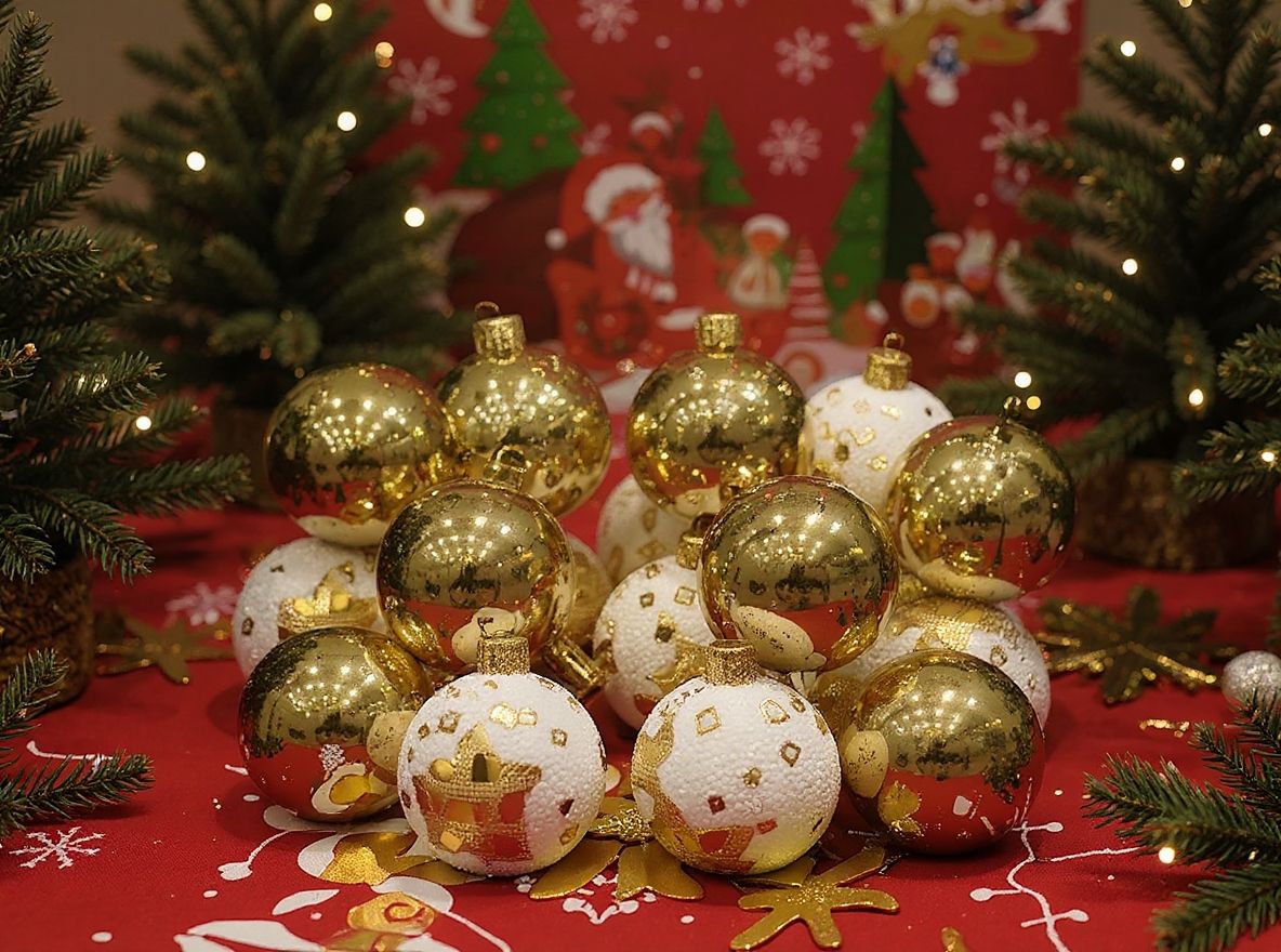 Christmas Ornament Balls 7.5/9.5"
