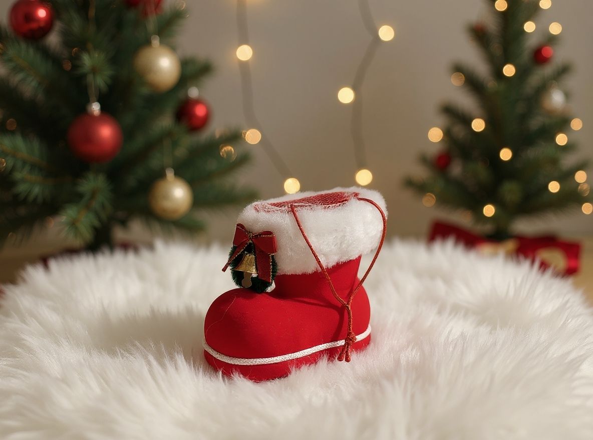 Santa Boot Decoration 4.5/4.5"