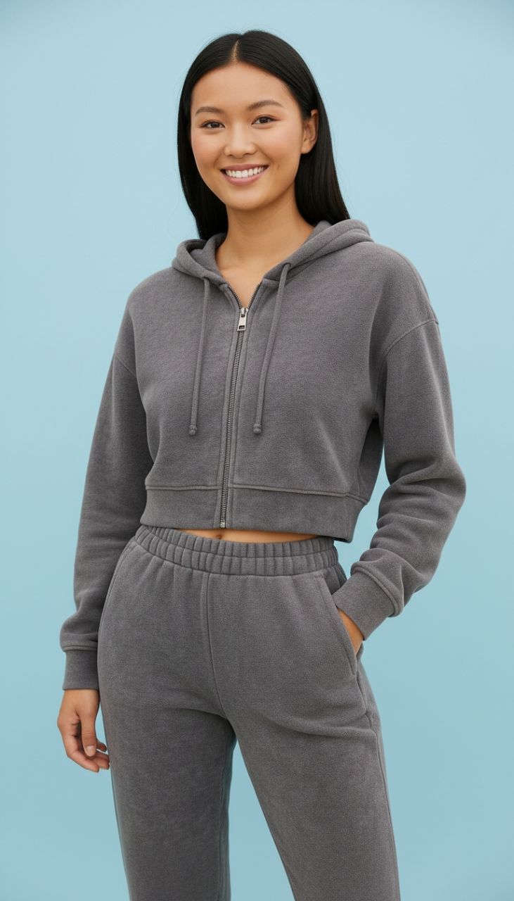Grey Hoodie Tracksuit