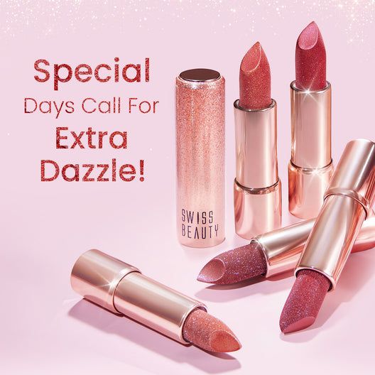 Swiss Beauty More Than Glitter Lipstick view 4