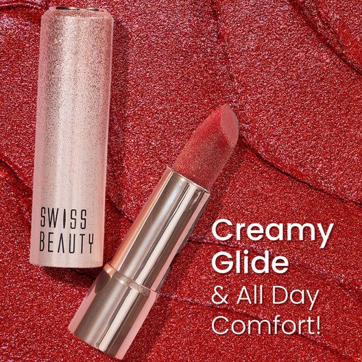 Swiss Beauty More Than Glitter Lipstick view 3