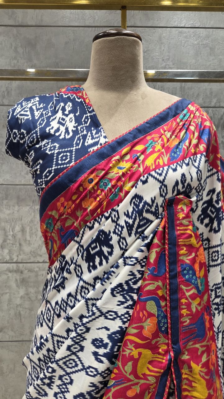 Traditional Printed Saree view 3
