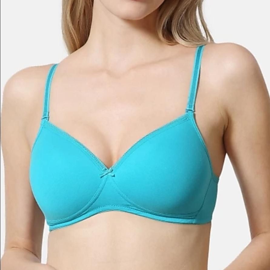 Van Heusen Women Solid Anti Bacterial Wireless Bra - 11002 view 3