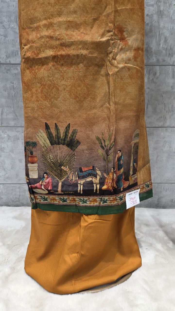 Traditional Unstitched Indian Suit view 2