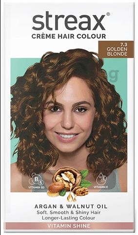 Streax Crème Hair Colour Golden Blonde 7.3