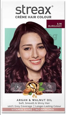 Streax Crème Hair Colour 3.16 burgundy