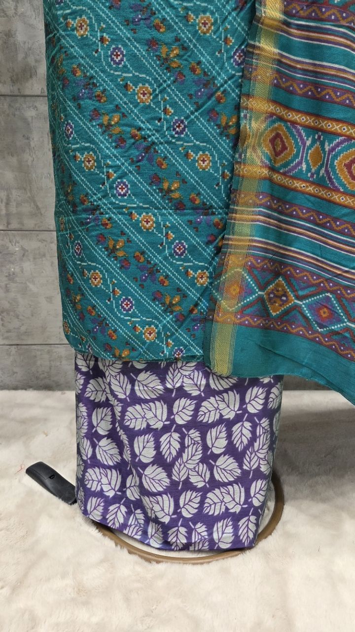 Traditional Silk Suit view 4