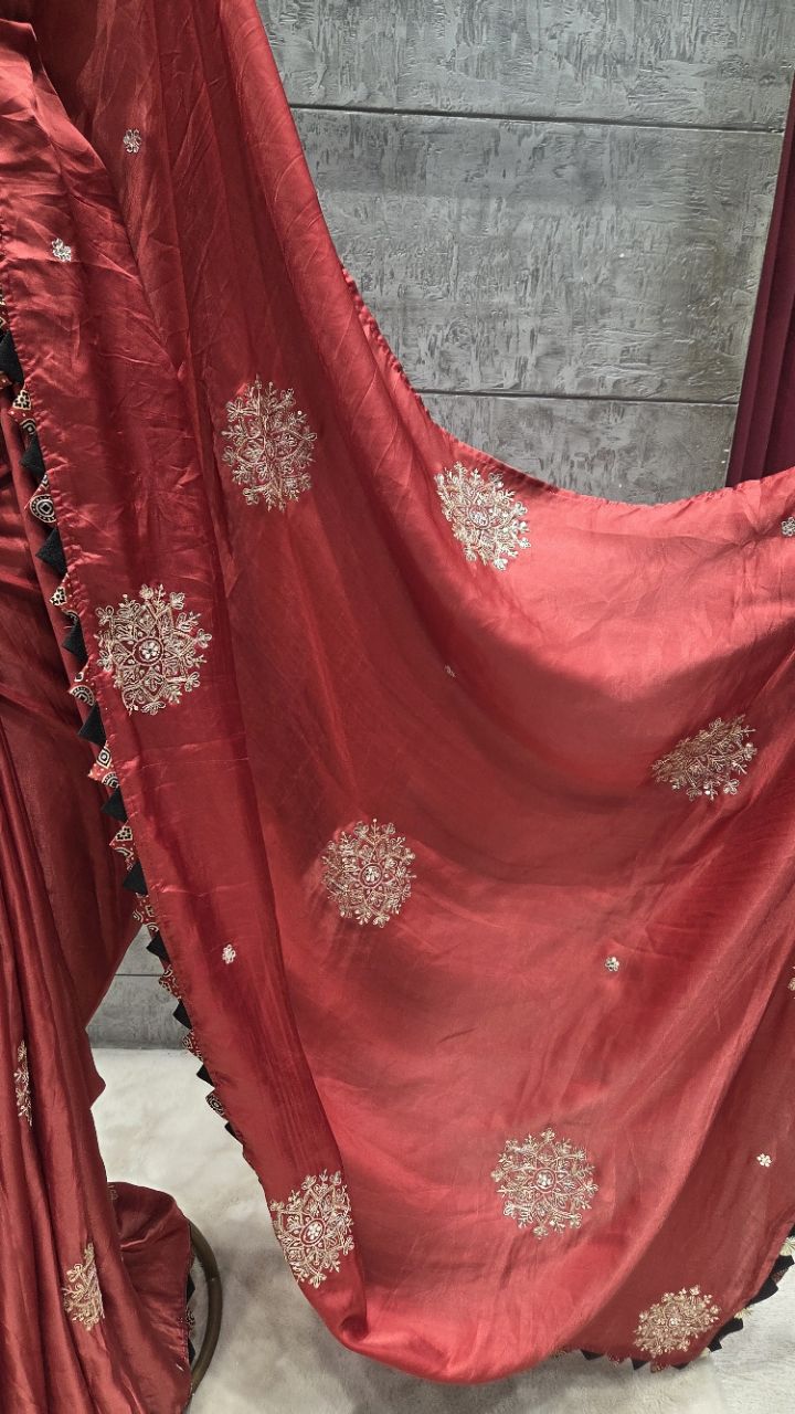 Pure Munga Saree view 2