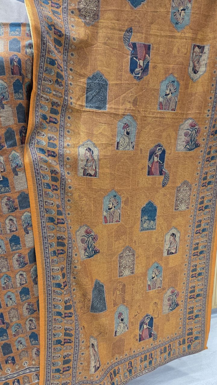 Traditional Indian Unstitched Suit view 3