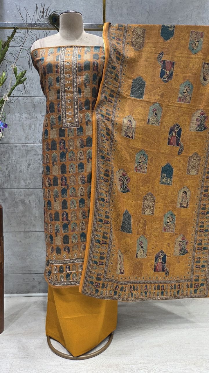 Traditional Indian Unstitched Suit