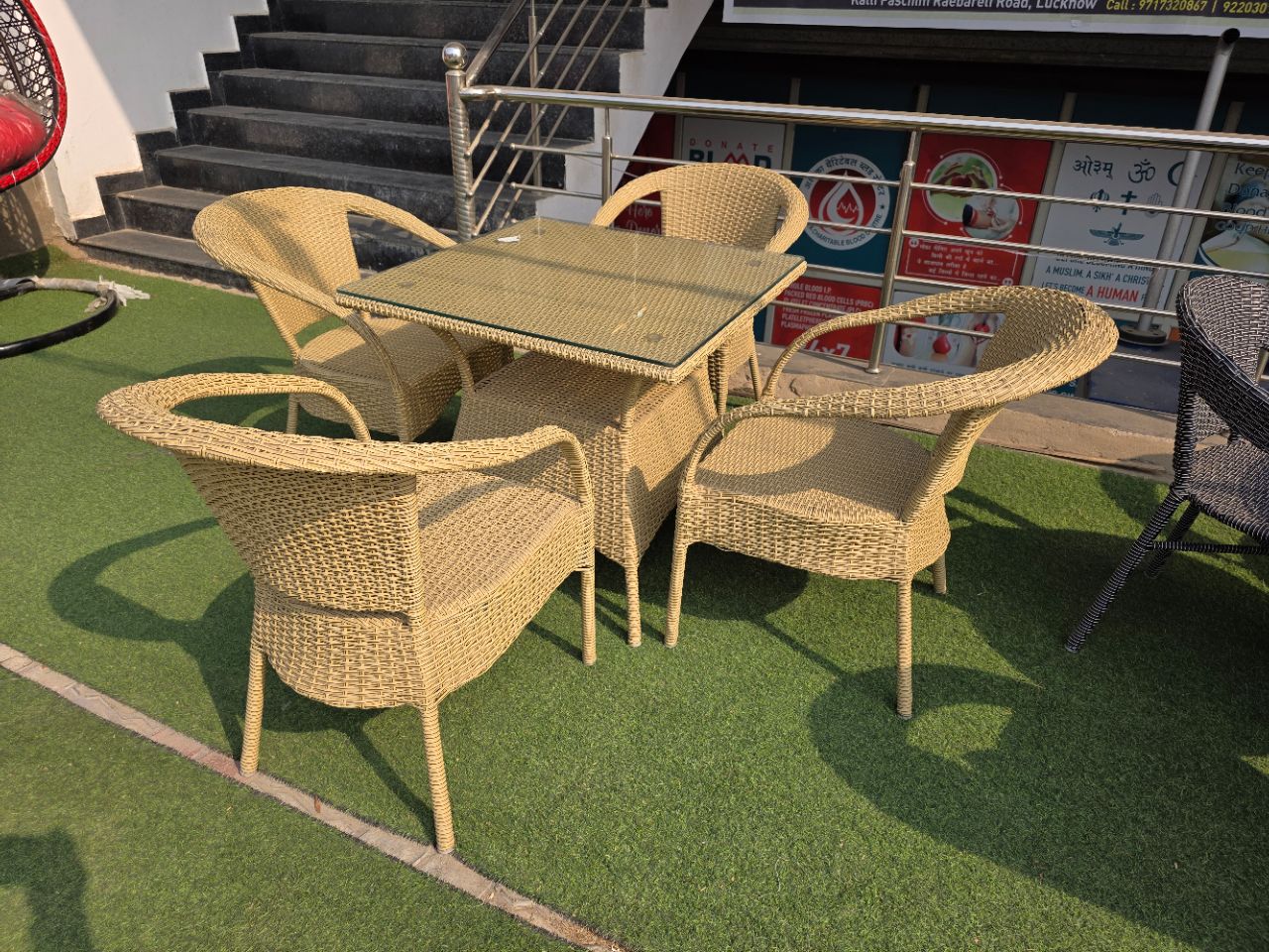 Wicker Patio Chair view 4