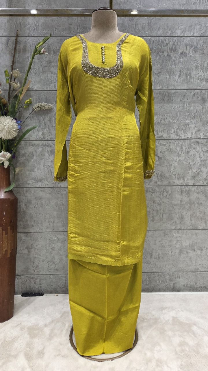 Pista Silk Unstitched Suit For Women view 2