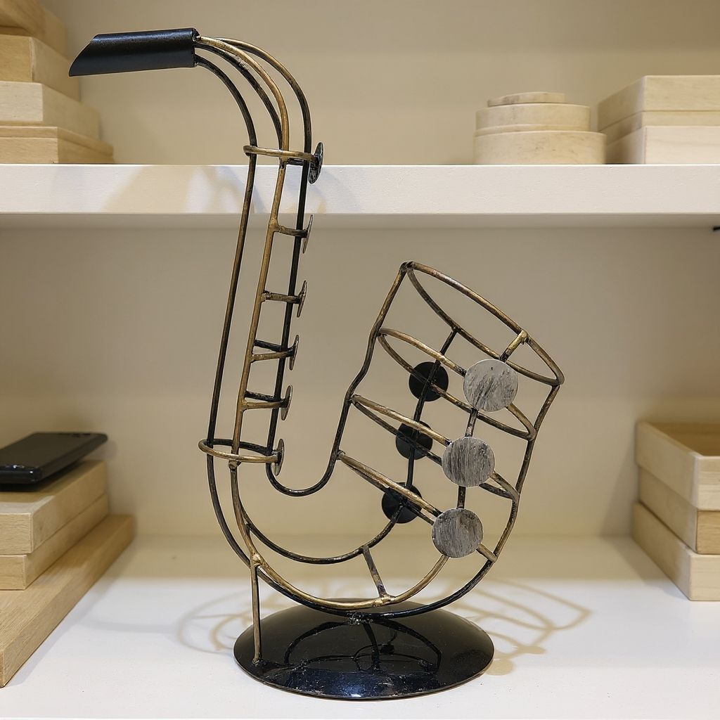Metal Wine Stand 13/10" view 2