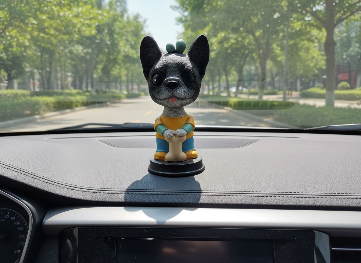 Bobblhead Dog Figurine view 3