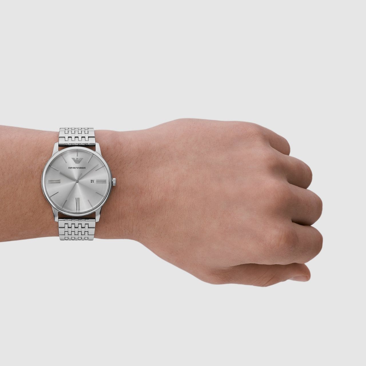 Emporio Armani Silver Watch AR11599 view 4