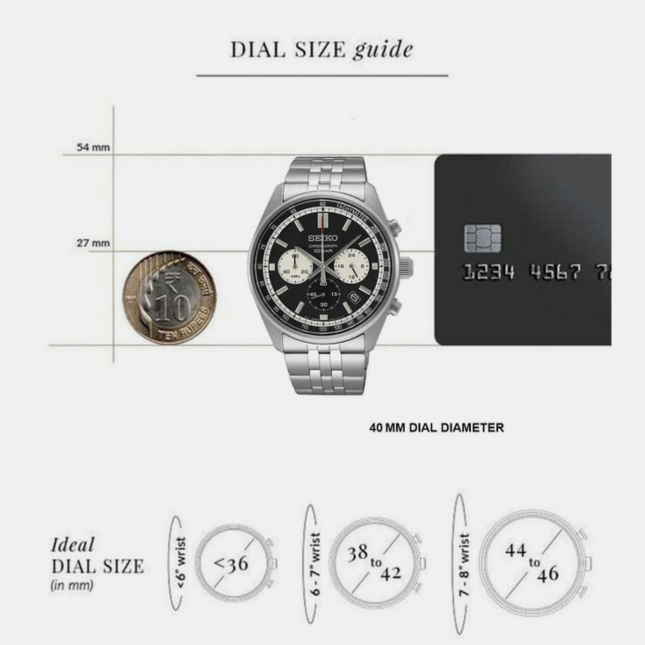 Seiko Chronograph SSB429P1 view 5