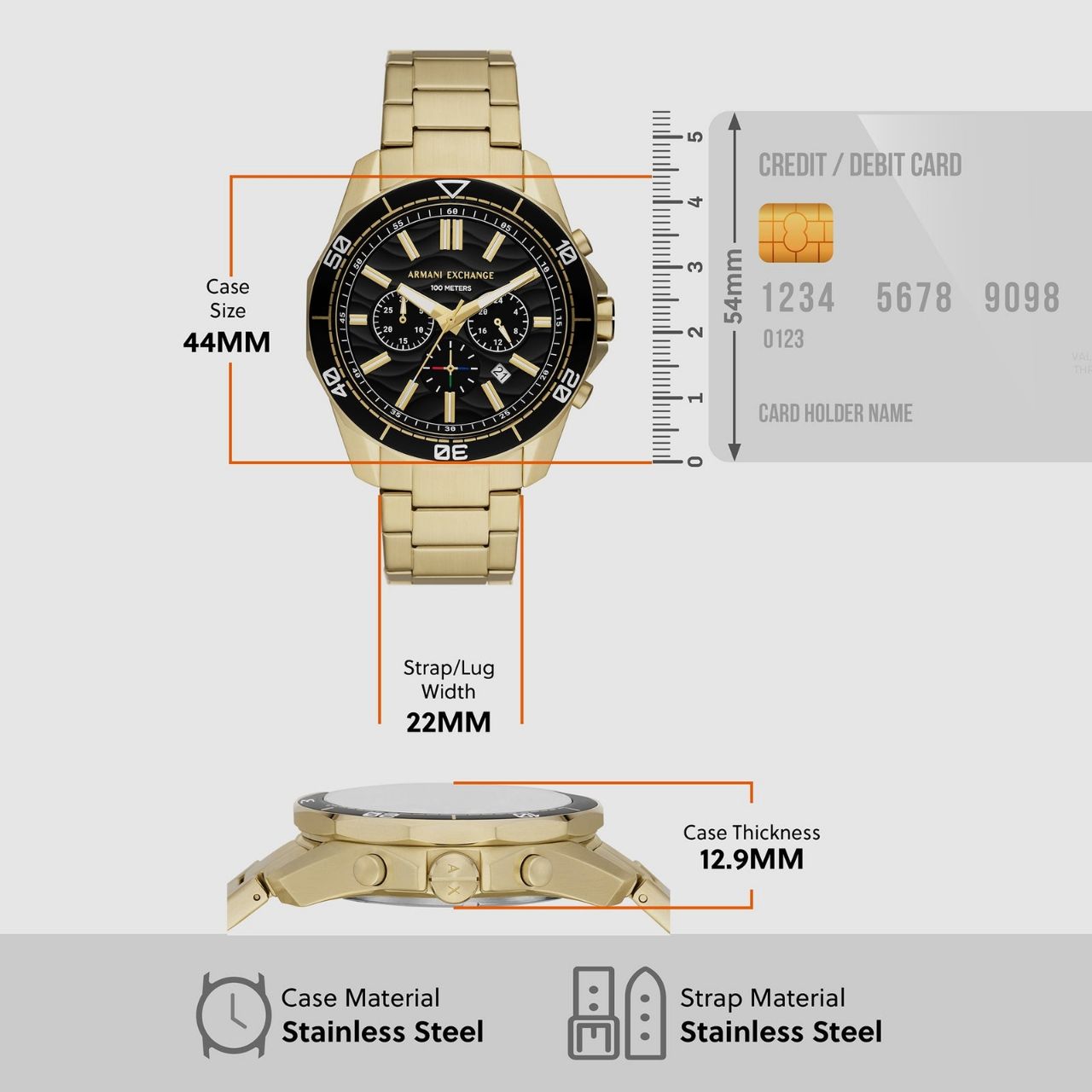 Armani Exchange Gold AX1958I view 5