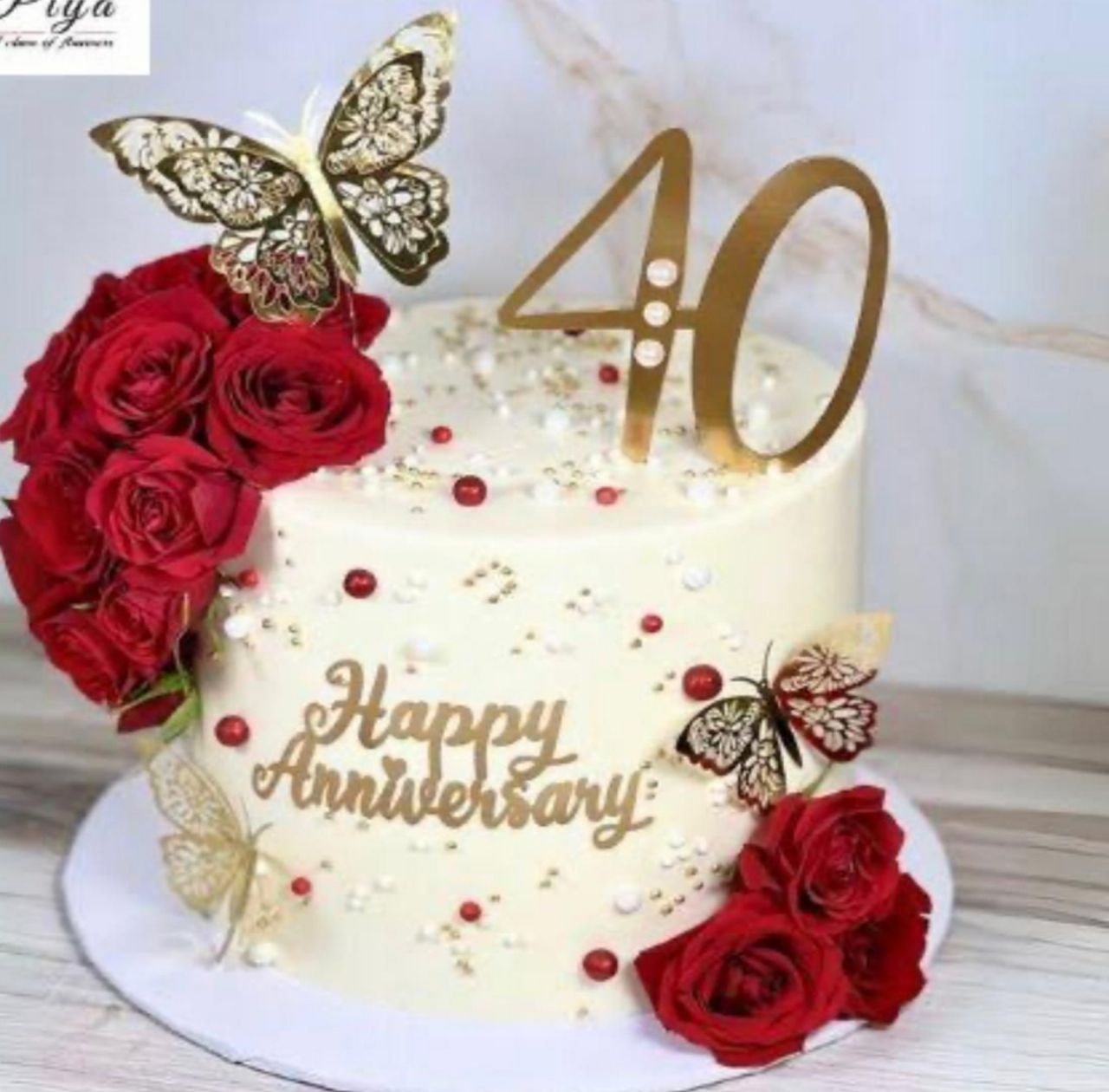 Anniversary Cake by The Cake Studio 1.5 Kg
