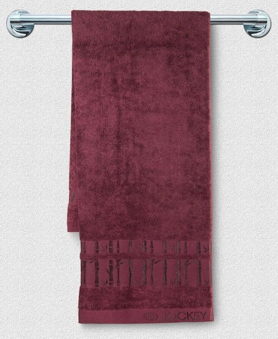 Jockey Towel #T161 Burgundy view 5