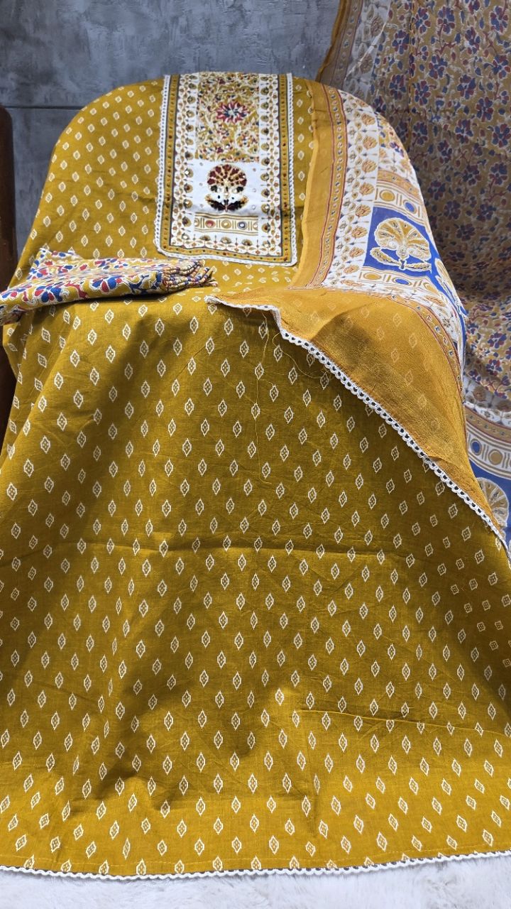 Designer Ethnic Unstitched Suit view 2