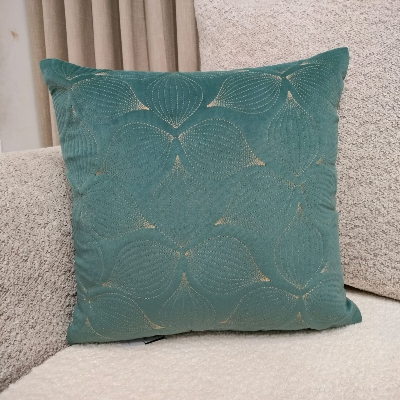 Linens Studio Velvet Thread work Decorative Cushion Cover CC-314 view 4