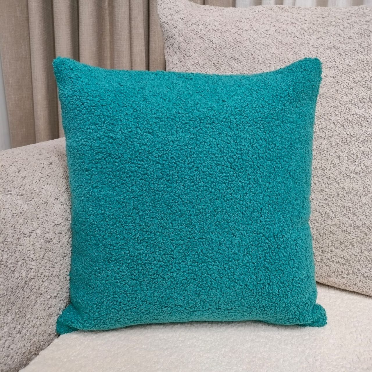 Linens Studio Soft Teal Cushion Cover CC- 363 view 4