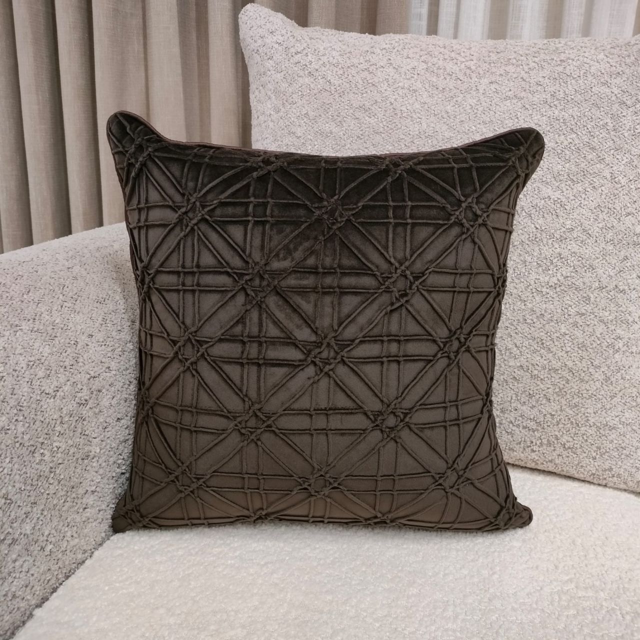 Linens Studio Velvet Textured Cushion Cover CC-363 view 4
