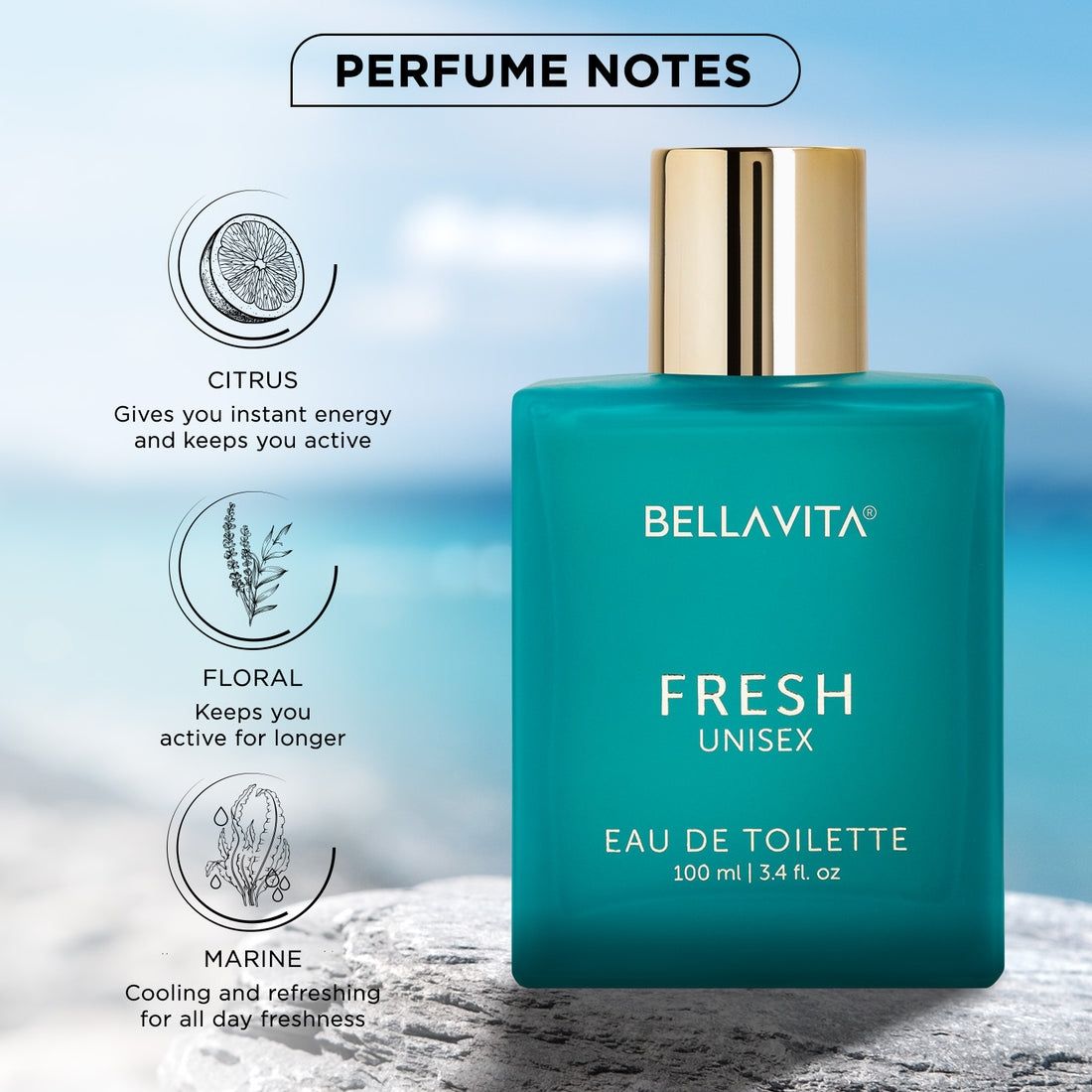 Bellavita Fresh Unisex Eau de view 4