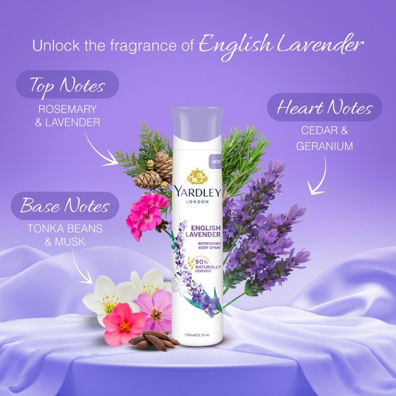 Yardley English Lavender Body Spray view 5