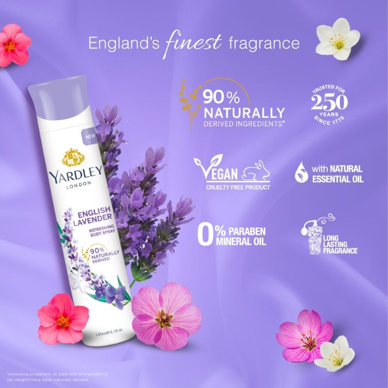 Yardley English Lavender Body Spray view 6